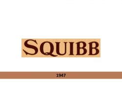 Toothpaste logo evolution Squibb E.R.Squibb & Sons