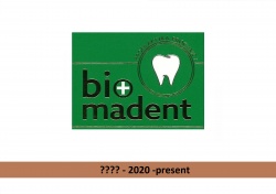 Toothpaste logo evolution Bio Madent MADONIS COSMETICS