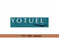 Toothpaste logo evolution Yotuel biocosmetics laboratories