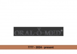 Toothpaste logo evolution Oral-O-Med DBC MEDIKAL