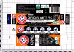 Toothpaste Arm & Hammer Charcoal White Pro Church & Dwight UK Ltd.