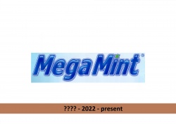 Toothpaste logo evolution Mega Mint STS Holding Group Ltd.