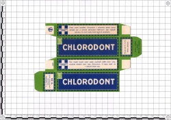 Toothpaste Chlorodont LEO. CHLORODONT-ZÁVOD Podmokly n. L.