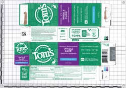 Toothpaste Tom's of Maine Whole Care Peppermint OM'S OF MAINE INC.