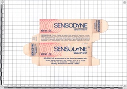 Toothpaste Sensodyne Tooth Paste for Sensitive Teeth BLOCK DRUG COMPANY, INC.