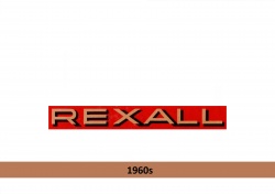 Toothpaste logo evolution Rexall exall Drug and Chemical Company