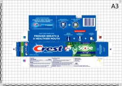 Toothpaste Crest Scope Whitening Outlast PROCTER & GAMBLE