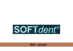 Toothpaste logo evolution Softdent ALFA VITA, s.r.o.